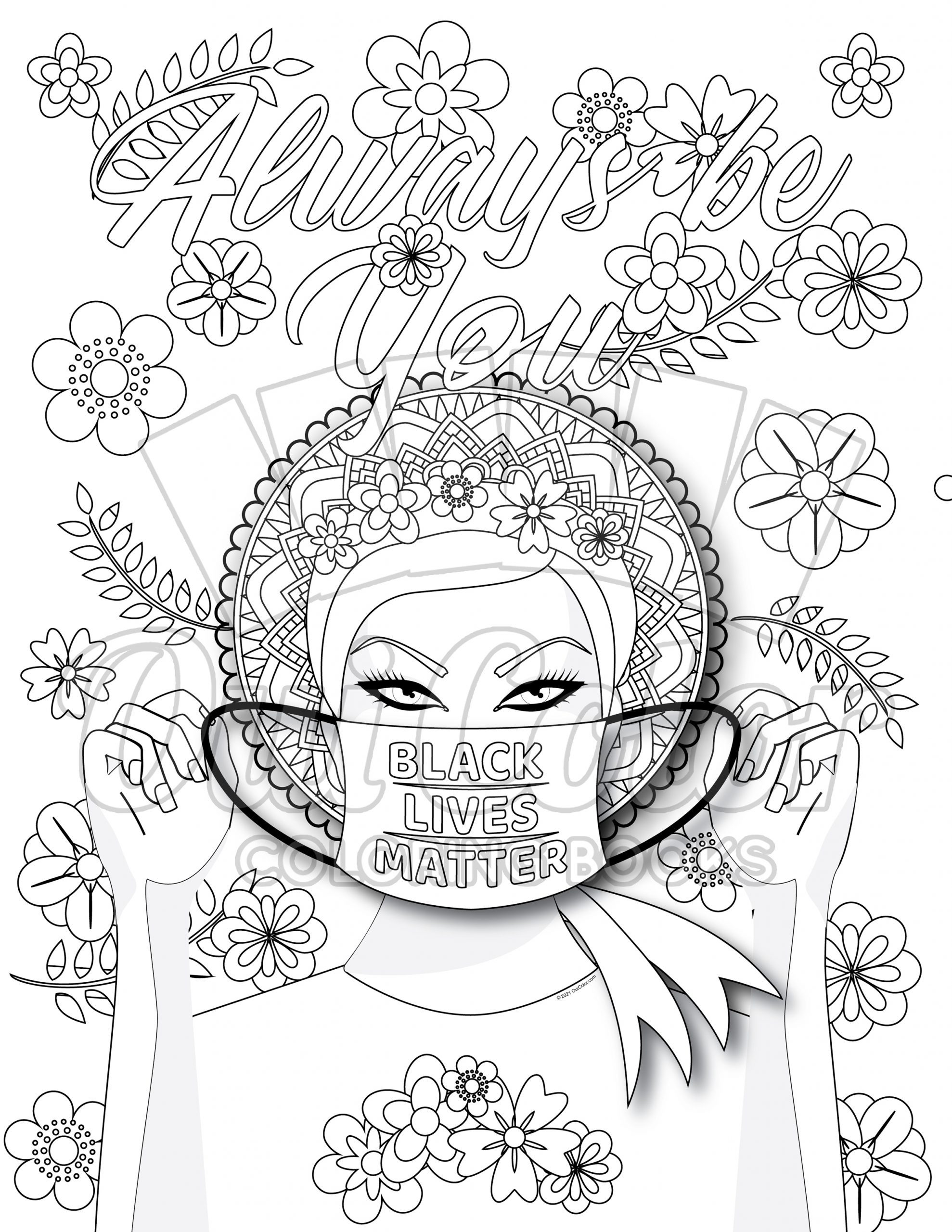 black art black girl coloring pages